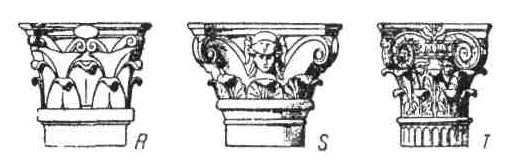 Римские ордера: Коринфский ордер. Варианты коринфской капители