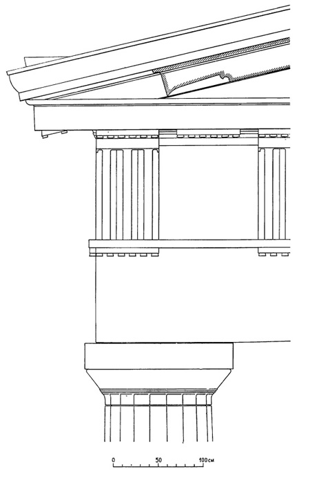 Архитектура Древней Греции. Афины. Пропилеи Акрополя. Дорический ордер западного фасада