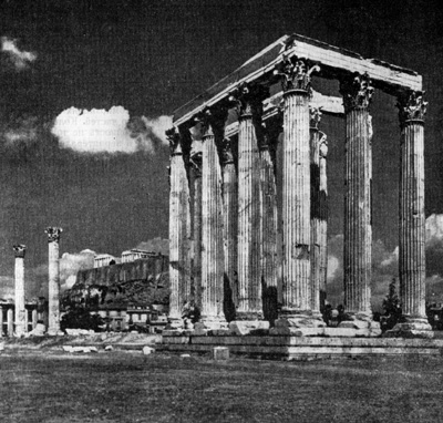 Архитектура Древней Греции. Афины. Храм Зевса Олимпийского, II в. до н.э.