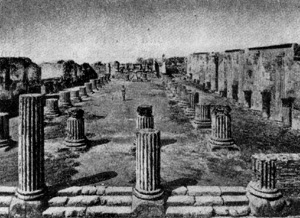 Архитектура Древнего Рима. Помпеи. Форум. Базилика II в. до н. э. Современный вид
