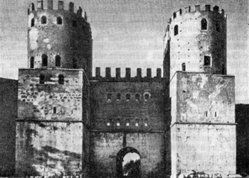 Архитектура Древнего Рима. Рим. Стена Аврелиана, 70-е годы III в. Аппиевы ворота