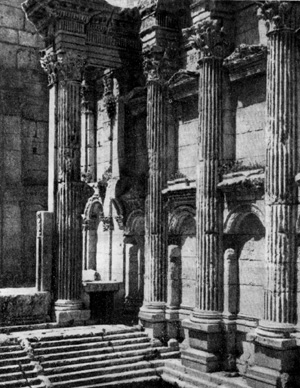 Архитектура Древнего Рима. Баальбек. Малый храм. Интерьер