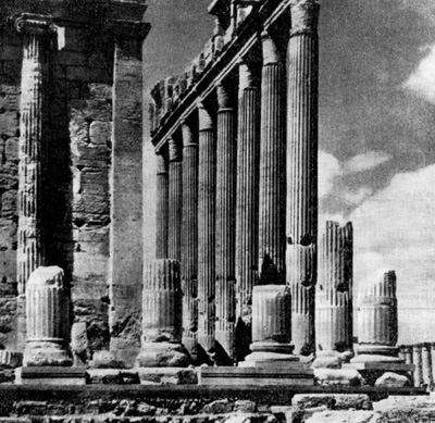 Архитектура Древнего Рима. Пальмира (Сирия). Храм Бела, I—III вв. Современный вид