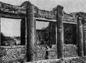 Архитектура Древнего Рима. Помпеи. Центральные термы, I в. н.э. Современный вид