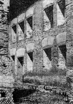 Архитектура Древнего Рима. Остия. Фасад инсулы