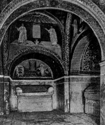 Христианская архитектура Древнего Рима. Равенна. Мавзолей Галлы Плацидии, около 440 г. Интерьер