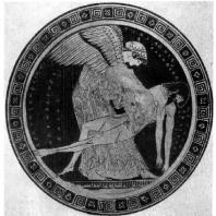Дурис Эосс с телом Мемнона. Роспись килика. Около 490—480 гг. до н. э. Париж. Лувр