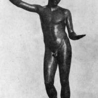 Статуя юноши. Найдена в море близ Марафона. Бронза. Середина 4 в. до н. э. Афины. Национальный музей