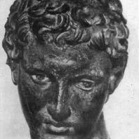 Юноша из Марафона. Голова. Бронза. Середина 4 в. до н. э. Афины. Национальный музей