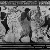 Танец. Роспись гробницы в Корнето. Начало 5 в. до н. э.