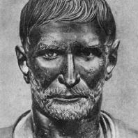 Портрет римлянина (так называемый первый консул Брут). Бронза. Вторая половина 4 в. до н. э. Рим. Палаццо Консерватори