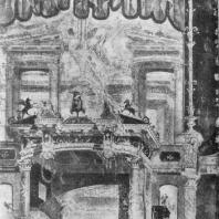 Помпейская роспись четвертого стиля из Геркуланума. Третья четверть 1 в. н. э. Неаполь. Музей
