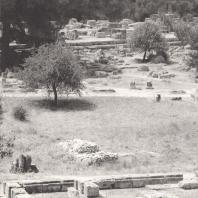 Олимпия. Метроон. В глубине руины храма Зевса, вид с северо-востока. Фото: Анджей Дзевановский