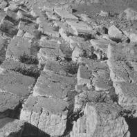 Пальмира. Разрушенная стена здания при агоре. II век
