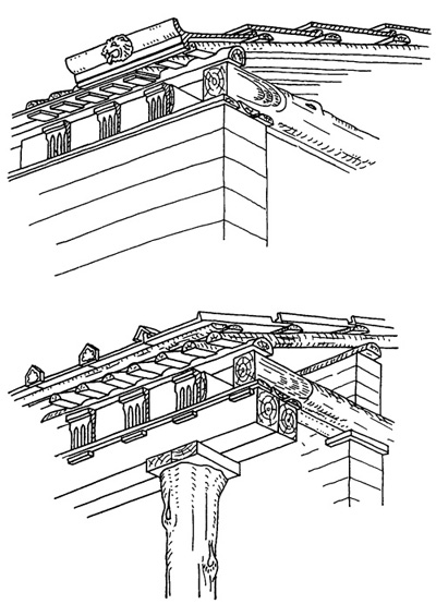 Архитектура Древней Греции. Прототипы дорического ордера в дерево-сырцовых постройках