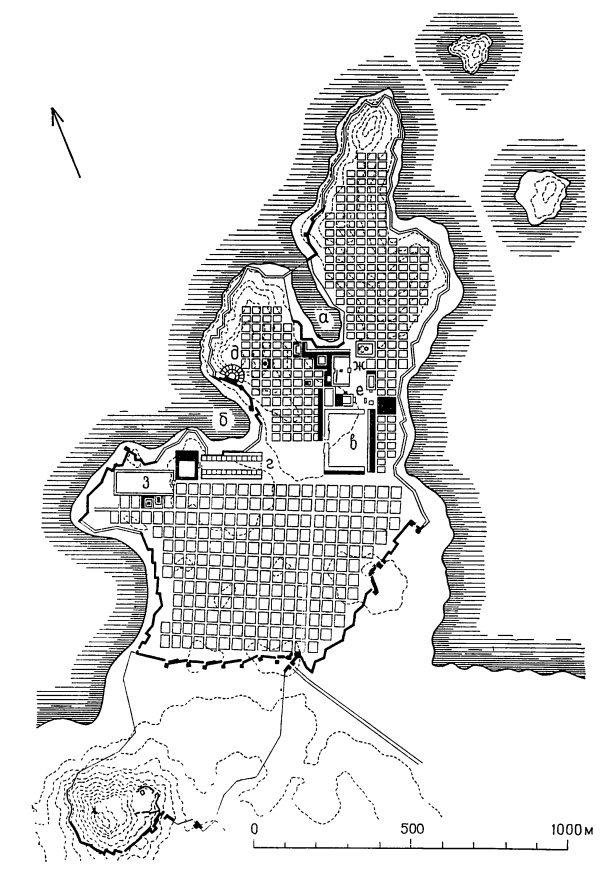 Архитектура Древней Греции. Милет, с 479 г. до н.э. План города