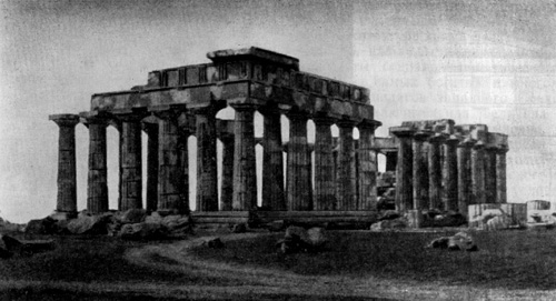 Архитектура Древней Греции. Селинунт. Храм Е: Общий вид