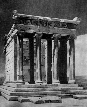 Архитектура Древней Греции. Афины. Храм Ники Аптерос. Общий вид