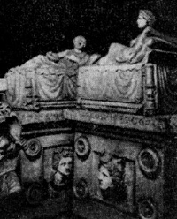 Архитектура Древнего Рима. Перузия. Гробница Волумниев. Саркофаги