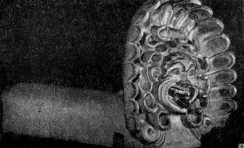 Архитектура Древнего Рима. Терракотовые детали этрусских храмов: Вейи. Антефикс с маской Медузы Горгоны