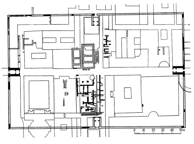 Архитектура Древнего Рима. Остия. План города
