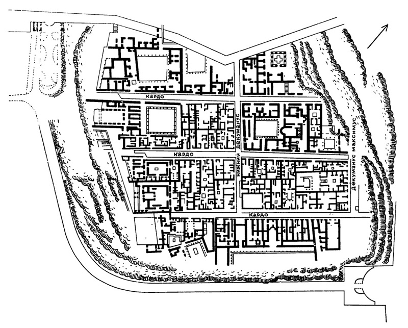Архитектура Древнего Рима. Геркуланум. План города