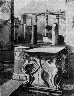 Архитектура Древнего Рима. Помпеи. Картибул дома Мелеагра