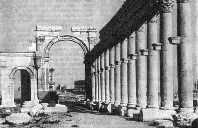 Архитектура Древнего Рима. Пальмира. Колоннадная улица