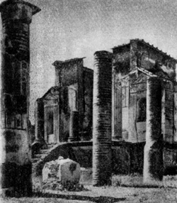 Архитектура Древнего Рима. Помпеи. Храм Изиды, I в. н.э. Современный вид