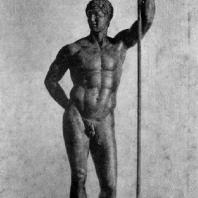 Статуя эллинистического правителя (так называемый Диадох). Бронза. 3—2 вв. до н. э. Рим. Музей Терм