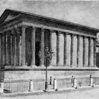 Римский храм — так называемый Квадратный дом — в Ниме (южная Франция). Начало 1 в. н. э.