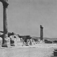 Пальмира. Восточная часть так называемого Храма знамён после окончания археологических раскопок, 1966 г.