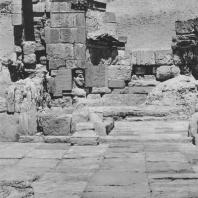 Пальмира. Общий вид целлы так называемого Храма знамён после окончания археологических раскопок 1965 г.