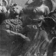Алтарь Зевса в Пергаме. Южная сторона большого фриза. Адрастея (Немесида) — богиня возмездия